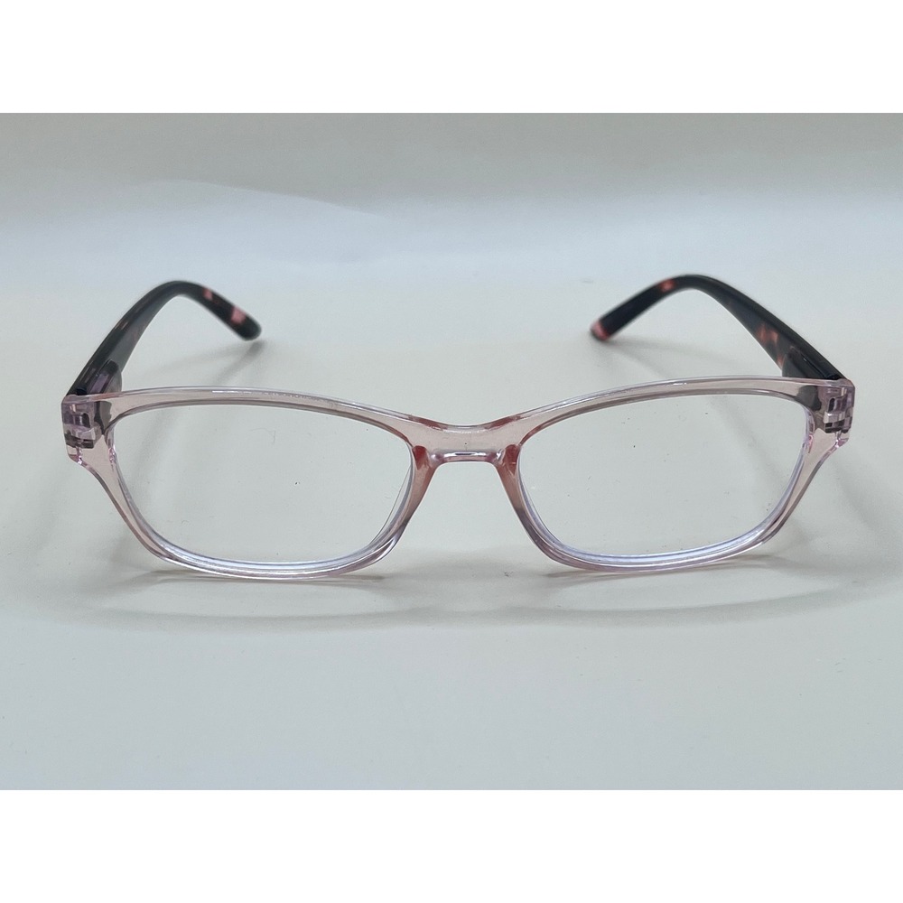 EV1 Ellen DeGeneres Dolly CRYPK Pink Tortoise Reading Glasses +2.00 53-17-135